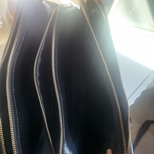 Tory Burch Patent Leather Tote w/3 Compartments